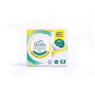 Lil-Lets Org Sani Pads Norm x10 Pk24