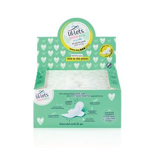 Lil-Lets Teen Eco Sani Pad Wngs Pk40