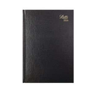 Letts A5 Business Diary DPP Blk 2025