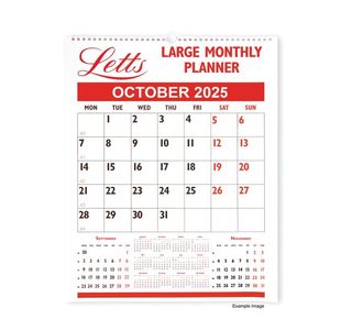 Letts Large Monthly Planner 2025