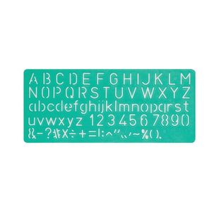 Linex Lettering Stencil Set 10/20/30 Pk3