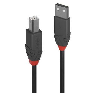 Lindy USB 2.0 A to B Cable 3m Blk