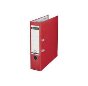 Leitz 180 Lach File 80mm A4 Red Pk10