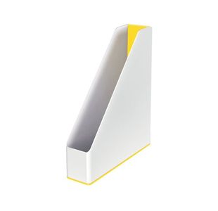 Leitz WOW Mag File White/Yellow