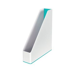 Leitz WOW Mag File White/Ice Blue