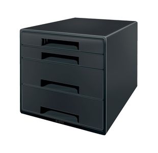 Leitz Recycle 4 Drawer Cabinet Black