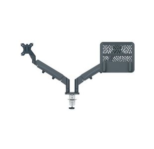 Leitz Ergo Dual Mon/Laptop Arm DGry