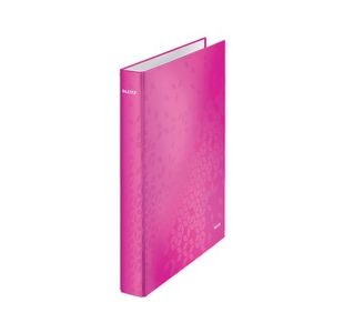 Leitz WOW Ring Binder A4 Pink Pk10