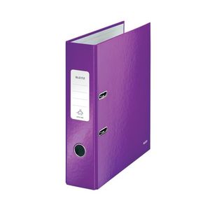 Leitz Wow Lever Arch File Purp Pk10