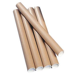 Postal Kraft Tube 450x50x1.5mm Pk25