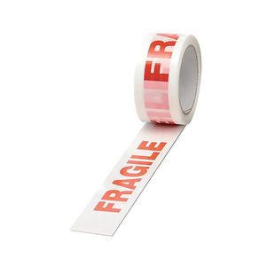 Marland Tape Fragile White/Red 977504000