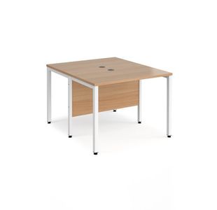 Maestro 25 bench straight desks 1200mm