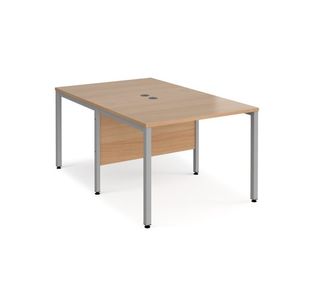 Maestro 25 bench straight desks 1600mm