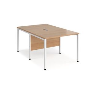 Maestro 25 bench straight desks 1600mm