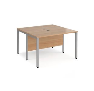 Maestro 25 bench straight desks 1200mm