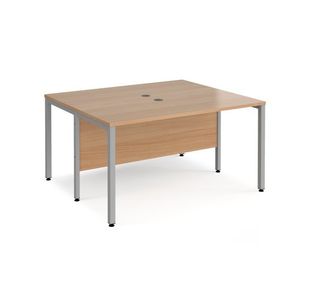 Maestro 25 bench straight desks 1200mm