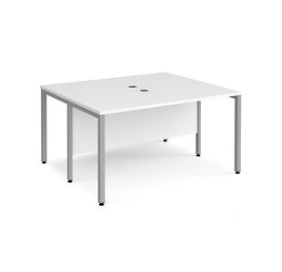 Maestro 25 bench straight desks 1200mm