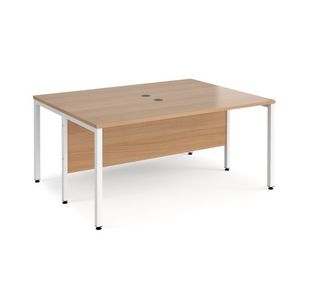 Maestro 25 bench straight desks 1200mm