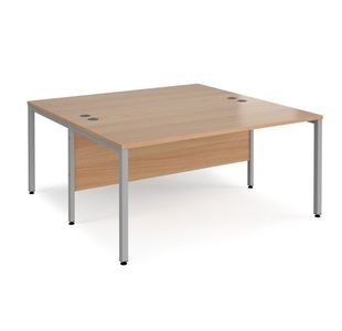 Maestro 25 bench straight desks 1600mm