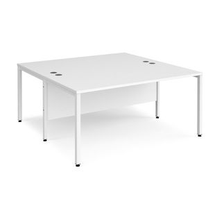 Maestro 25 bench straight desks 1600mm