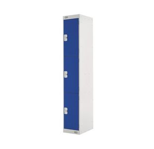 Ff 3 Door Locker Blue Door 300Mm