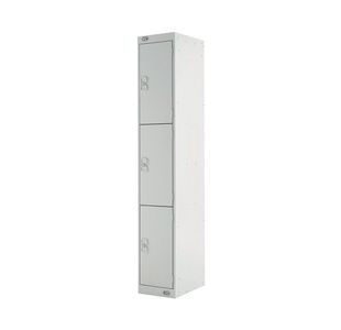 Ff 3 Door Locker Light Grey Door 300Mm