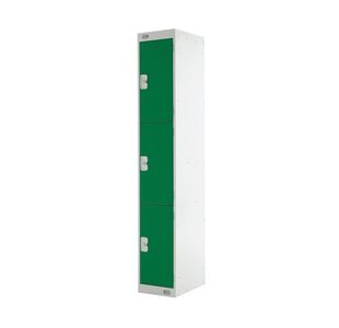 Ff 3 Door Locker Green Door 300Mm