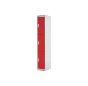 Ff 3 Door Locker Red Door 300Mm