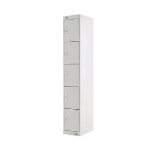 Ff 5 Door Locker Light Grey Door 300Mm