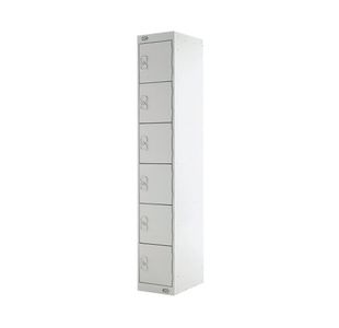 Ff 6 Door Locker Light Grey Door 300Mm