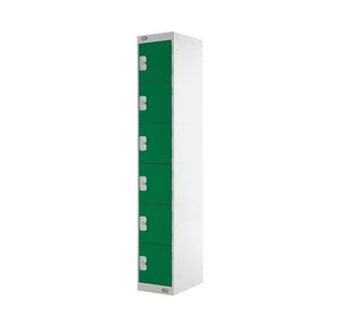 Ff 6 Door Locker Green Door 300Mm