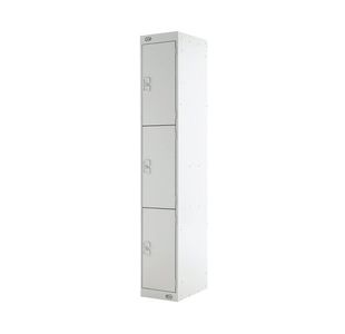 Ff 3 Door Locker Light Grey Door 450Mm