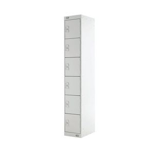 Ff 6 Door Locker Light Grey Door 450Mm