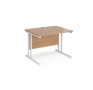 Maestro 25 cantilever 800mm deep desk