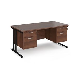 Maestro 25 Cant 800Mm Deep Desk 2X2D Ped