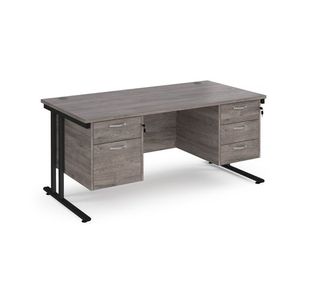 Maestro 25 Cant 800Mm Deep Desk 2&3D Ped