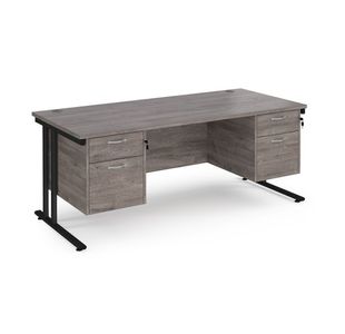 Maestro 25 Cant 800Mm Deep Desk 2X2D Ped