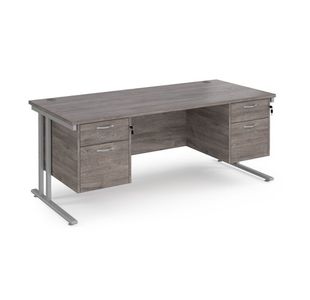 Maestro 25 Cant 800Mm Deep Desk 2X2D Ped