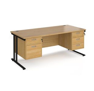 Maestro 25 Cant 800Mm Deep Desk 2&3D Ped