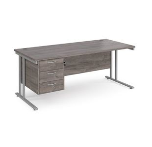 Maestro 25 cantilever 800mm desk 3d ped