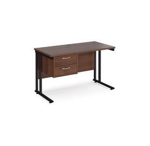 Maestro 25 Cant 600Mm Desk 2 Drawer Ped