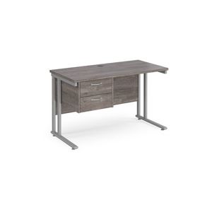 Maestro 25 Cant 600Mm Desk 2 Drawer Ped