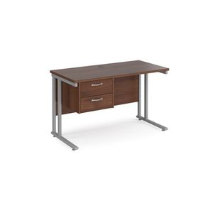 Maestro 25 Cant 600Mm Desk 2 Drawer Ped