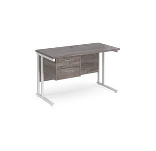 Maestro 25 Cant 600Mm Desk 2 Drawer Ped