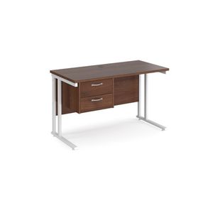 Maestro 25 Cant 600Mm Desk 2 Drawer Ped