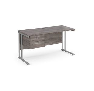 Maestro 25 Cant 600Mm Desk 2 Drawer Ped