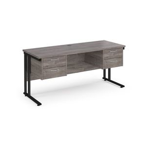 Maestro 25 Cant 600Mm Deep Desk 2X2D Ped