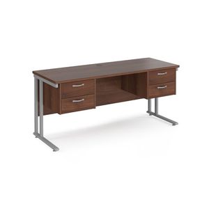 Maestro 25 Cant 600Mm Deep Desk 2X2D Ped