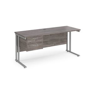 Maestro 25 Cant 600Mm Desk 2 Drawer Ped