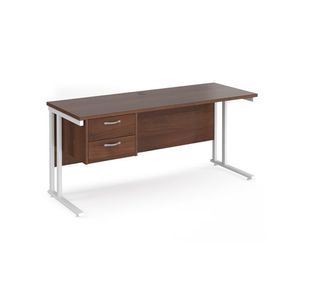 Maestro 25 Cant 600Mm Desk 2 Drawer Ped